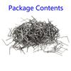 Pre-cut Hot Stapler Staples 0.6mm Accessories Flat Staple Parts Replacement Stainless Steel For Car Bumper Plastic Welder