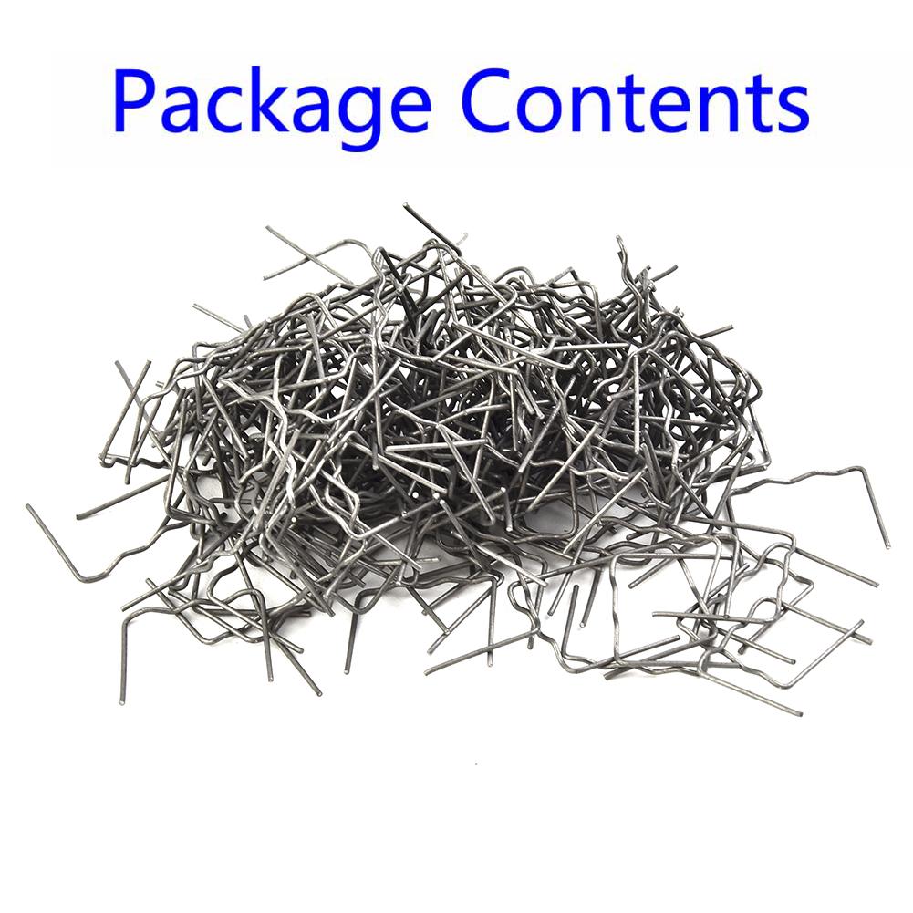 Pre-cut Hot Stapler Staples 0.6mm Accessories Flat Staple Parts Replacement Stainless Steel For Car Bumper Plastic Welder