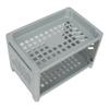 Desk Organizer Storage Rack Shelf PP Hollow Design 2 Tier for Home Bathroom Table