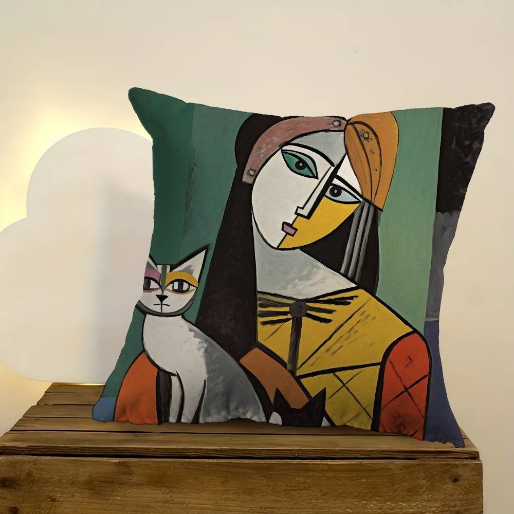 Painting Art Picasso Cushion Cushion Cover Decorative Pillow Sofa Home Decor Case Pillow Cases