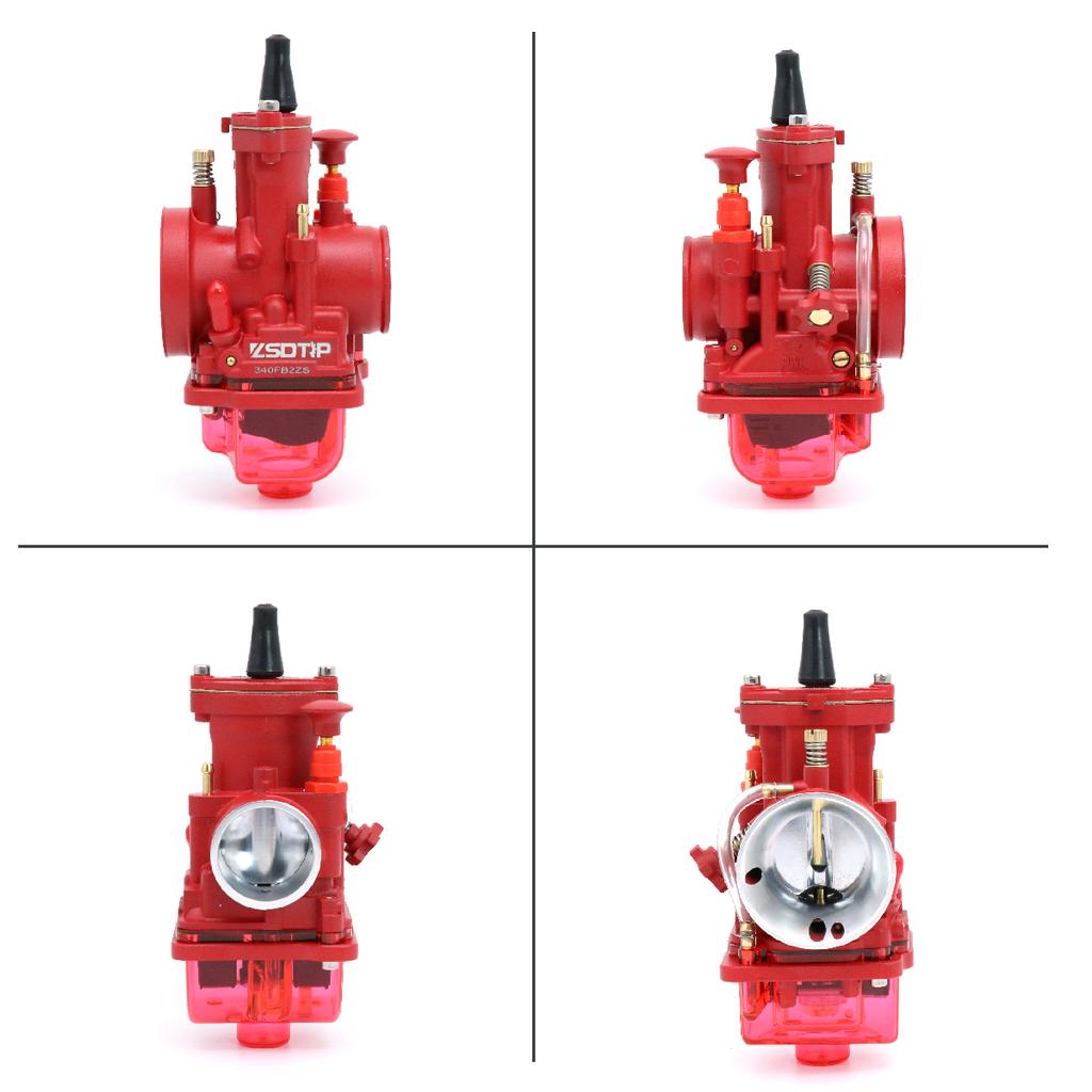 Alconstar-21 24 26 28 30 32 34mm RED/BLACK Motorcycle Racing  carburetor For 2T 4T Mikuni PWK carb For OKO 2T 4T Motorcycle Carb