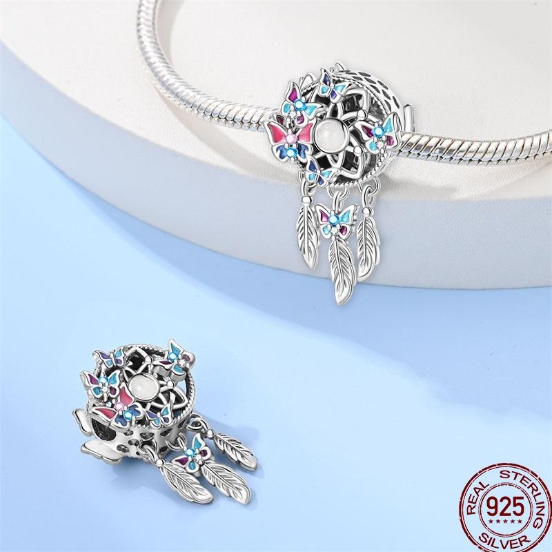 New Copper Butterfly Design Classic Series Charm Beads Suitable Fit 3Mm Original Bracelet Diy Jewelry