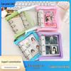 Mini Colorful Zipper 3-Hole Binder Cover with PVC Planner for Girls