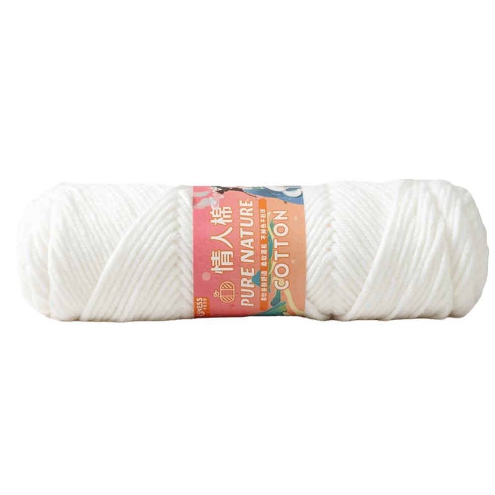 New DIY Knitting Wool Ball Hand Soft Milk Cotton Yarn 8-Strand Weaving Yarn