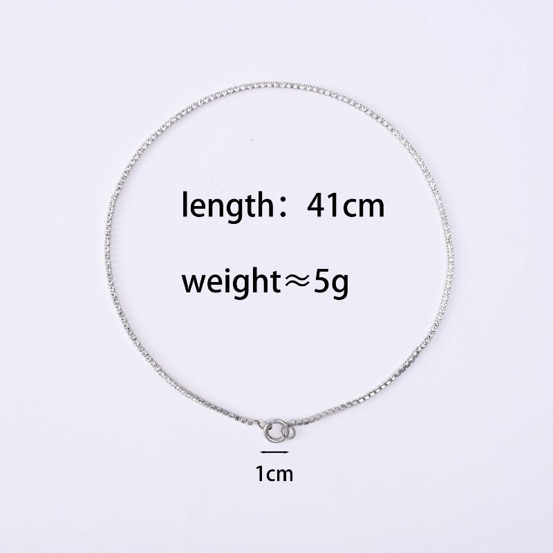 Geometric Heart Pendant Necklace for Women Dainty White Zircon Bead Chain Jewelry Perfect for Date Vacation
