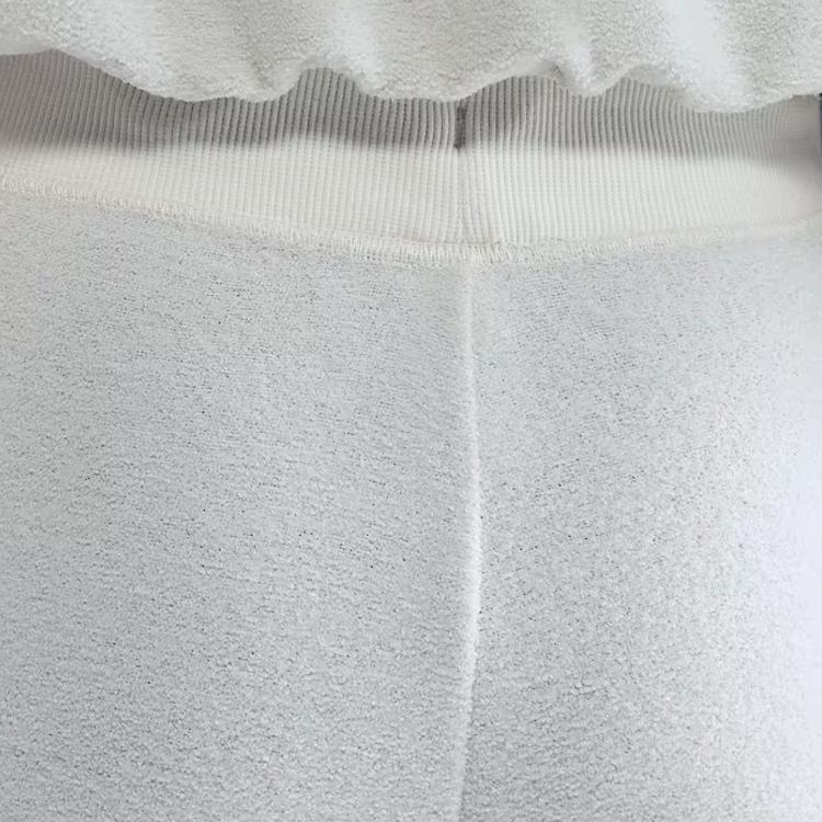 Nike Kids  Knitted Sports Pants FW25 Fleece Pants Solid Color Wide Leg Split Elastic Kids Pants HV0407047