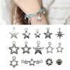 Versatile Star Shaped Spacer Bead Trendy Star Shaped Bead Accessories Stylish Pendant for Bracelets and Necklaces