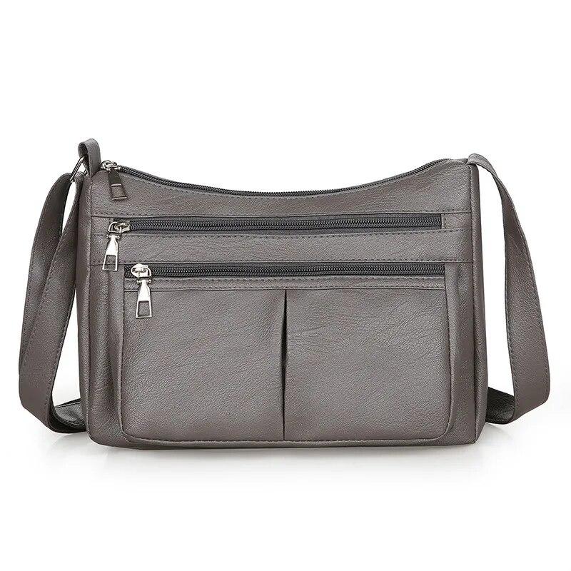 Nuova borsa per mamma alla moda, morbida pelle da donna di mezza età, borsa a tracolla versatile e alla moda, borsa a tracolla da donna elegante e alla moda