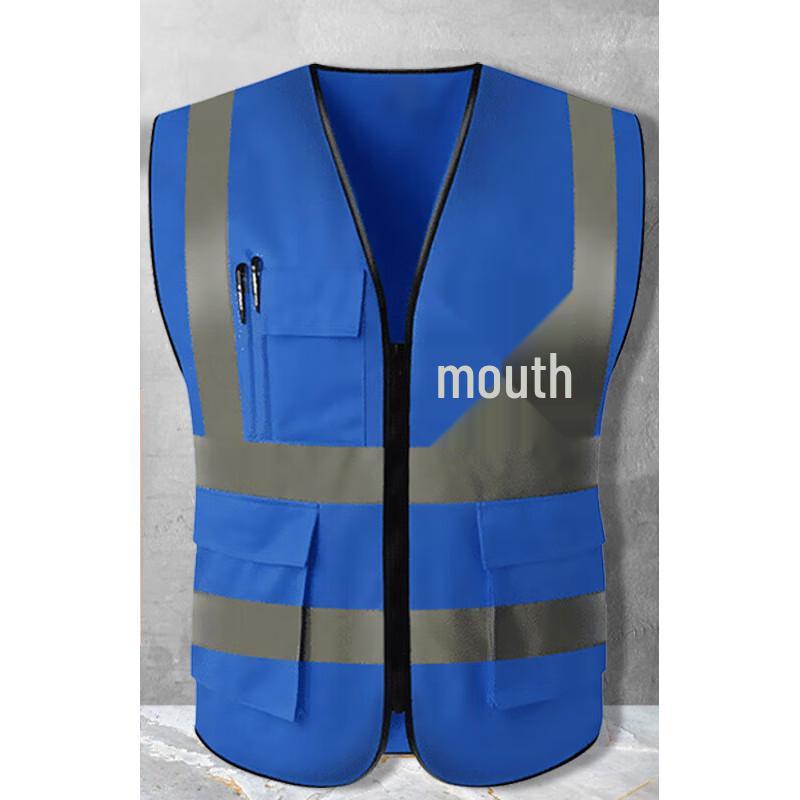 Kemai Multi-Pocket Reflective Safety Vest One Size