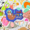 100 Pieces Sloth Stickers for Water Bottles Waterproof Cute Vinyl Stickers Sloth Laptop Stickers Sloth Decals Cartoon Animal Decorative Stickers for C