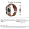 KALEBOL Genuine Cow Leather Watch Strap for Apple Watch Ultra 3 2 1 49mm/Series 11 10 46mm/9 8 7 45mm/SE3 SE2 SE 6 5 4 44mm/3 2 1 42mm