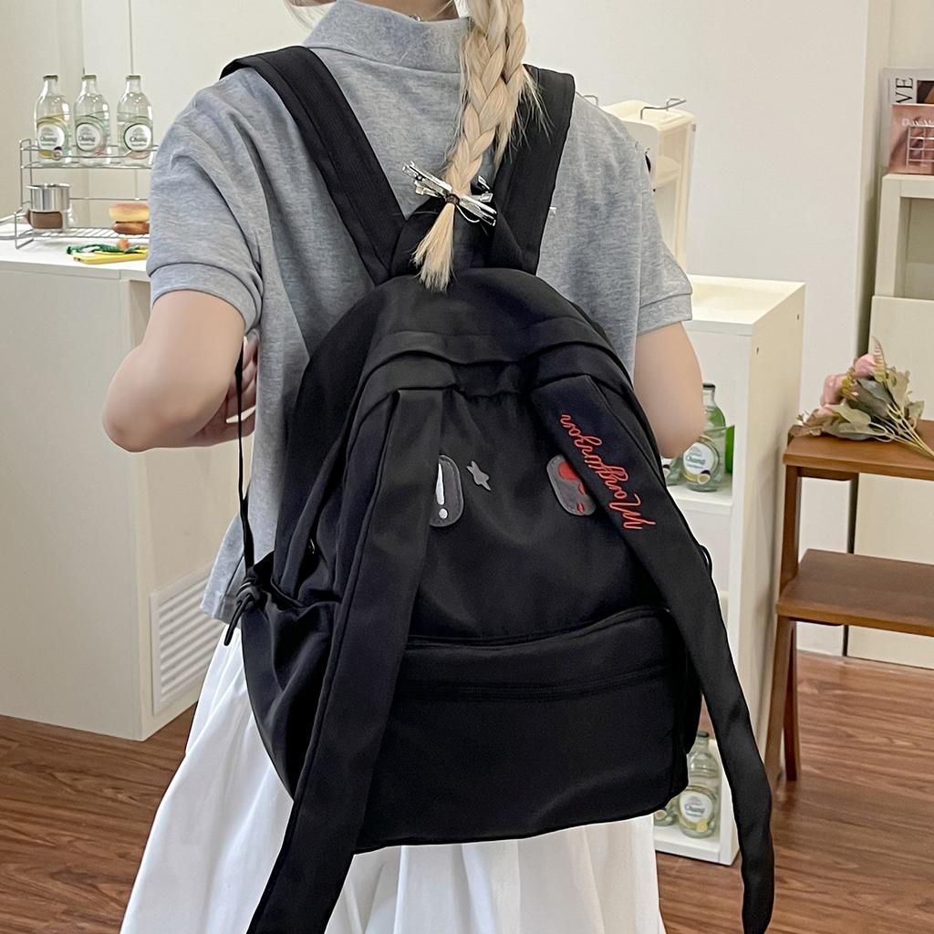 Mochila escolar femenina estudiante universitaria bolsa de clase mochila linda ins japonesa gran capacidad versátil bolsa para escuela secundaria