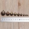 10PCS Handmade Retro Bronze Bell Small Copper Jingle Bells Necklace Bracelet Making Tools Campanula Accessory Home Decor Crafts