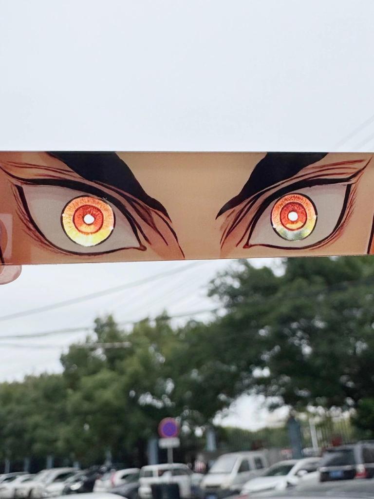 Colgante Llavero Anime Demon Slayer Kimetsu No Yaiba Kamado Tanjirou Doble Cara HD Colgante de Bolsa Regalo Para Fans Accesorios Cosplay Regalo de Joyería