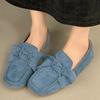 Fashion Spring Flats Women Loafers Shoes Fashion Bow Casual Shoes Dress Lolita Elegant Woman Shoes 2025 Trend Walking Female Zapatillas