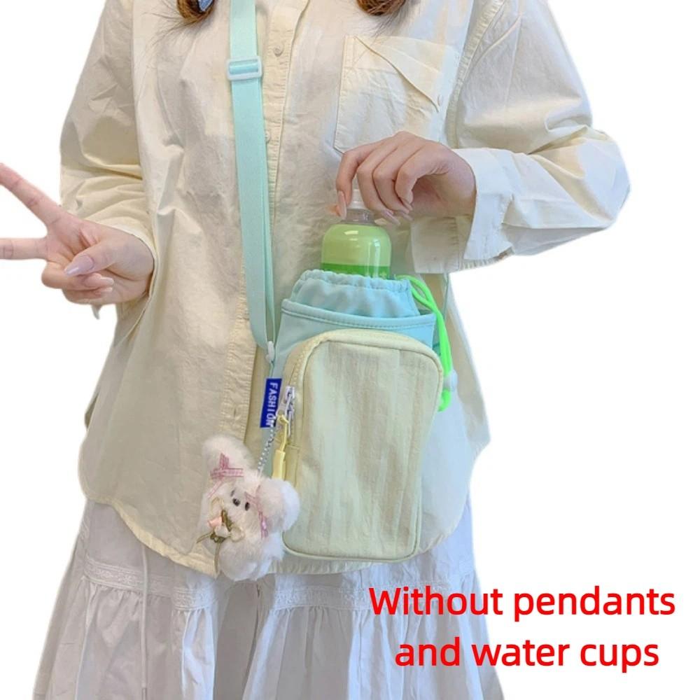 Lightweight Water Bottle Bag Dopamine Style Thermal Mugs Shoulder Bag  Sports
