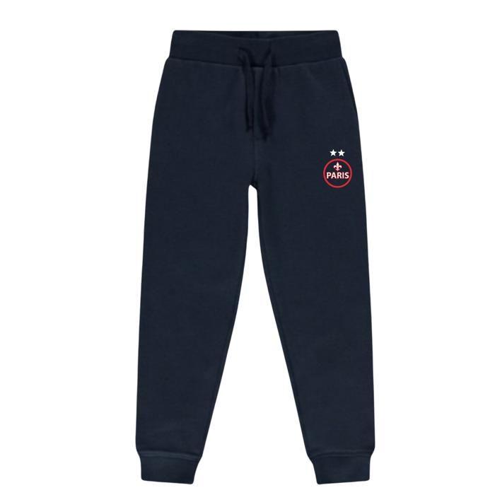 Jogging survêtement enfant - Paris - rayures bleues - manches longues - respirant