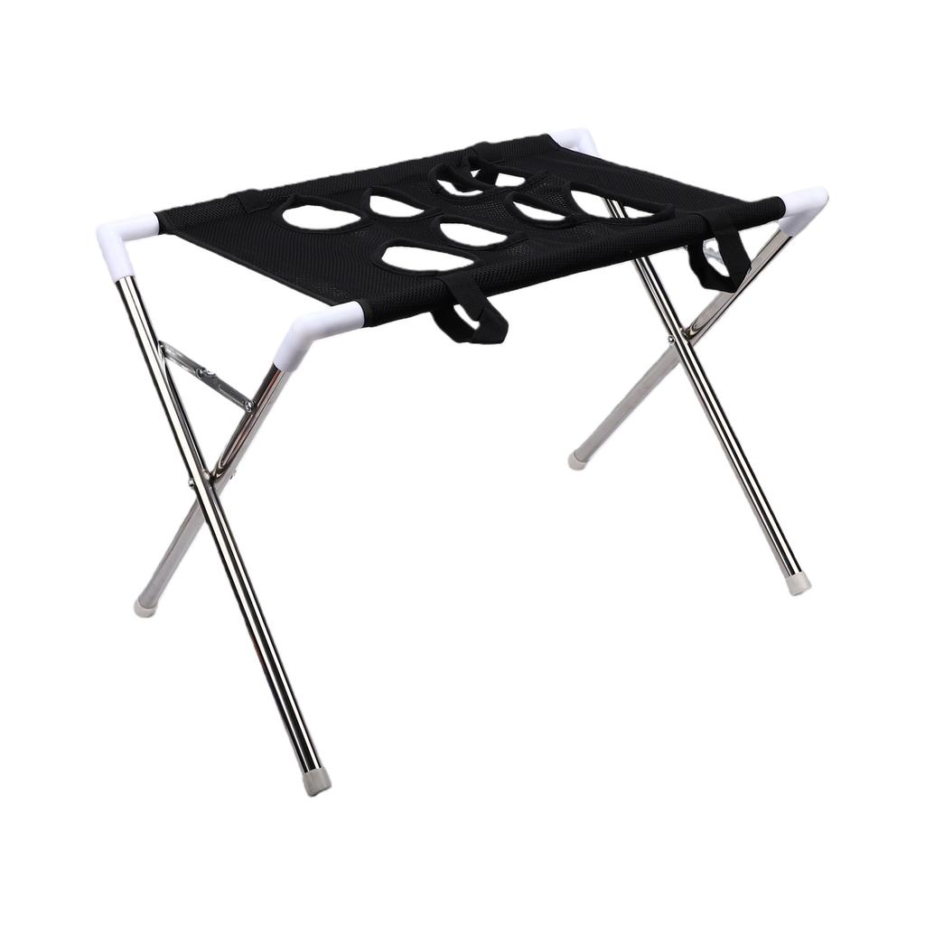 Pet Grooming Station Detachable Foldable Pet Grooming Hammock with Stand 8 Hole For Home Travel