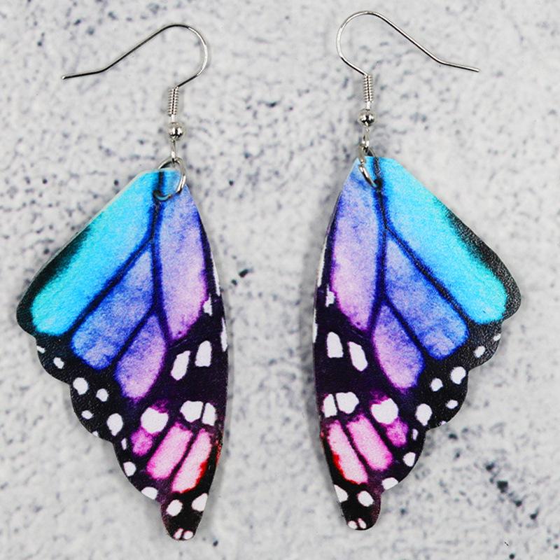Vintage Butterfly Wings Drop Dangle Earrings Bohemian Colorful Ear Jewelry For Women Jewelry Gifts