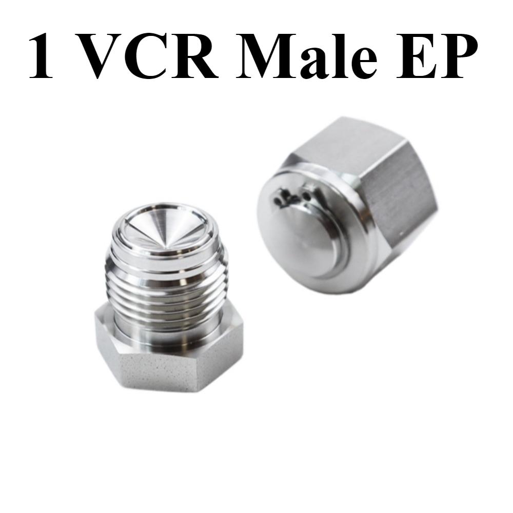 BA Or EP Grade 1/8" 1/4" 3/8" 1/2" 3/4" 1" VCR Male Plug Female End Cap SUS 316L Stainless Steel Water Gas Oil