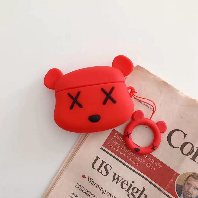 Cartoon Mickey Minnie Stitch Bluetooth-compatible Earphone Case Cartoon Silicone Protective Cover