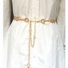 Women's Lady Fashion Metal Chain Style Belt Body Chain Belts for Women