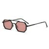 Fashion Metal Frame Polygonal Sunglasses Women Men Vintage Double-bridge Punk Sun Glasses Driving Goggles Retro UV400 Shades