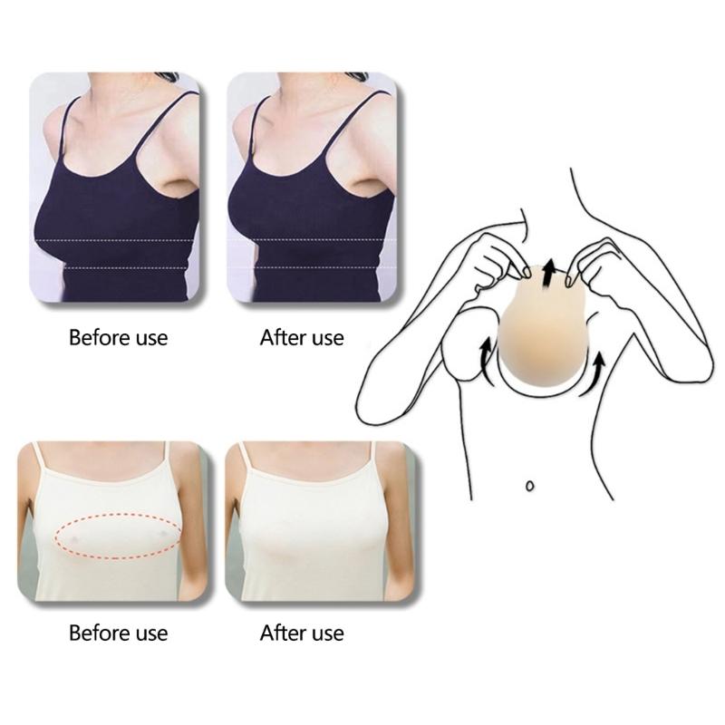 Women Rabbit Ears Breast Lift Sticky Nipple Covers Adhesive Strapless Backless Bra Reusable Ultra-Thin Silicone Pasties