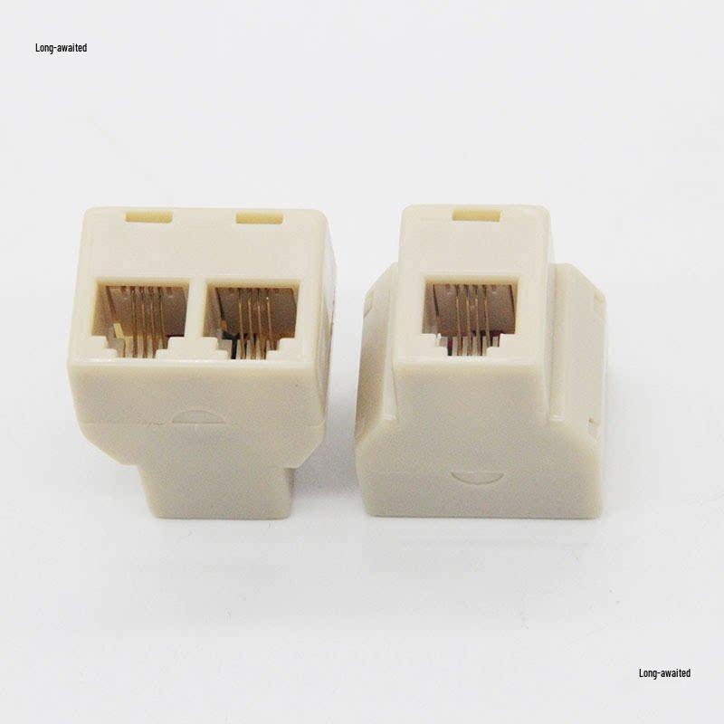 RJ11 Telephone Line Splitter: 1-to-2 Adapter for Dual Connections