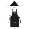 Superbian Apron and Triangle Scarf Set [Water-Repellent] for Men and Women. Simple design with triangle scarf, two large pockets, wrinkle-resistant, u