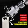 Sada závitníků na trubky, elektrická vrtačka, kompatibilní s PVC trubkou, sada nástrojů pro závitování 1/2'' 3/4'' vnitřní a vnější závitování