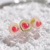 1pc 5D Kawaii Jelly Strawberry Cartoon Slider Adheisve Nail Art Stickers Embossed Nail Stickers DIY Manicure Decorations Decals