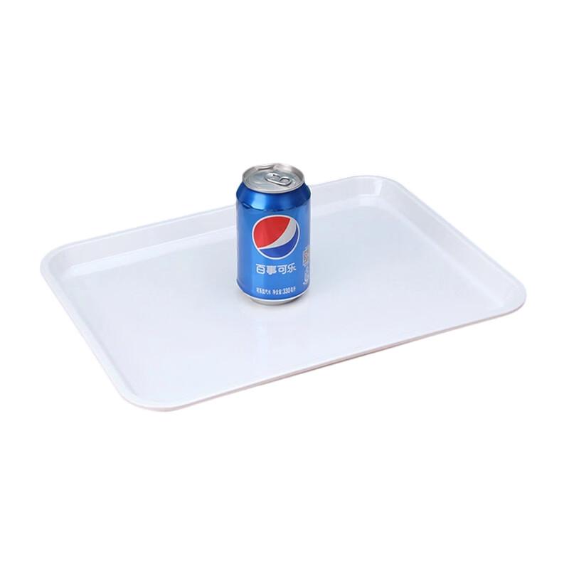 Yueyu White Rectangular Melamine Tray