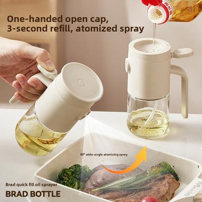 Spray Bottle, Air Pressure Barbecue Spray Can, Fitness Kitchen, Edible Oil, Olive Oil Control Can, Oil Control Magic Tool