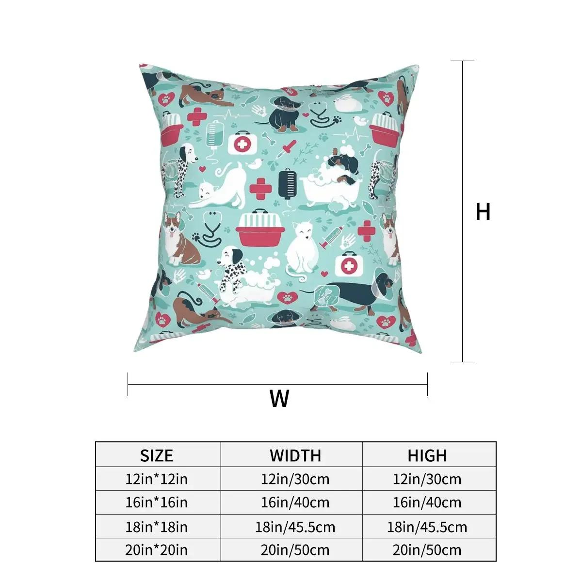 

Здоровые друзья Наволочка для декоративной подушки Полиэстер Декоративная подушка Собака шнауцер Любитель кошек Повседневные наволочки 66x66cm чёрный