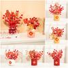 New Year'S Blessing Flower Bucket Happy Housewarming Wealthy Fruit Ornaments Spring Festival Happy New Year Home Decoration