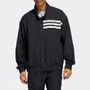 adidas Ss22 Casual Sports Stand Collar Long Sleeve Jacket Men Outerwear Black HF4200