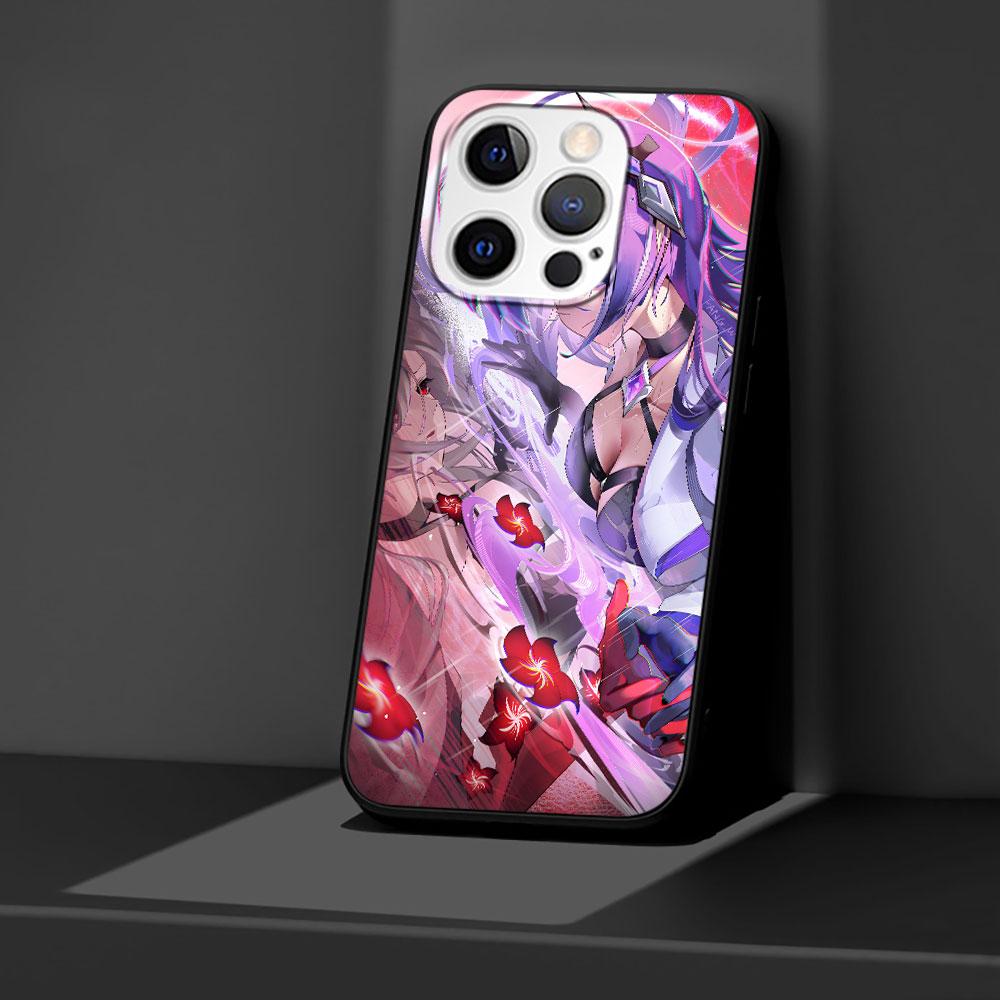 Honkai Star Rail Acheron Case for Apple iPhone 14 11 7 SE 2020 8 X XS 13 12 Mini XR 15 Pro Max Silicone Black Soft Phone Cover