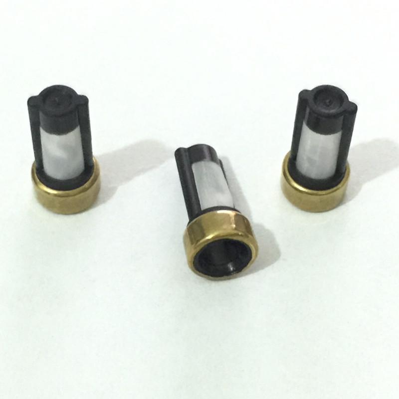 100pcs Universal Fuel Injector Micro Filter 12*6*3mm Basket Filter Fuel Injector Filter for Bosch Fuel Injectors