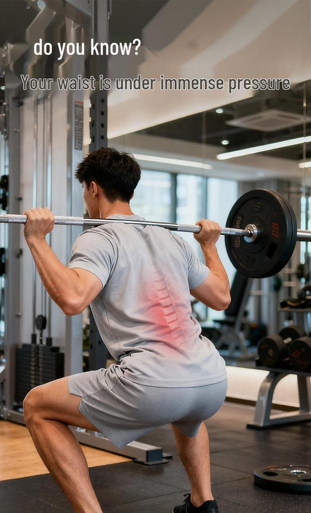 Men's Weightlifting Belt: Professional Squat and Deadlift Lumbar Support