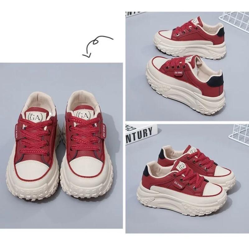 Die neuen Retro-Damenschuhe Frühlings-Plateauschuhe Freizeit-Sneaker Vielseitige Modedesigner-Schuhe Hochwertige Damen-Sneaker
