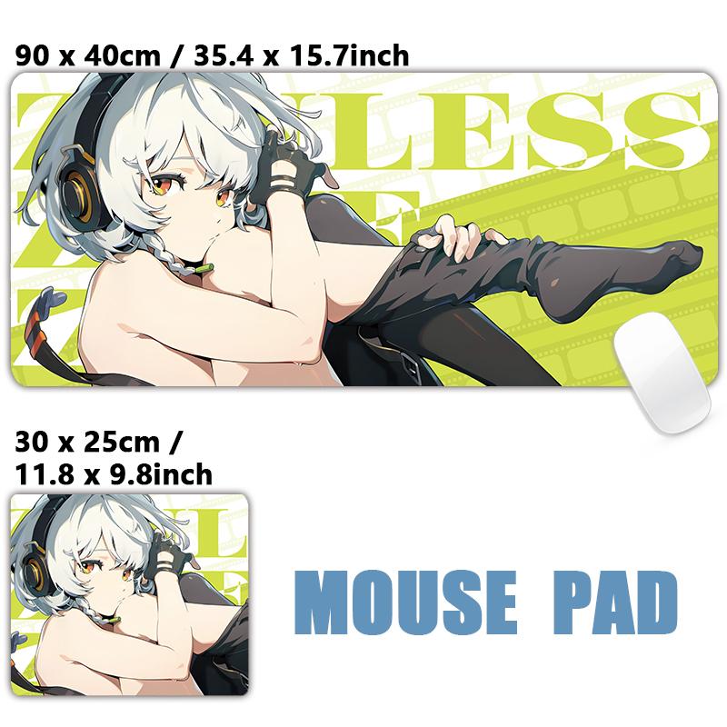 Gaming Hoshimi Miyabi Ye Shunguang Mouse Pad Evelyn Ellen Zenless Zone Zero Keyboard Desk Mats XXL Anime Girls Mousepad