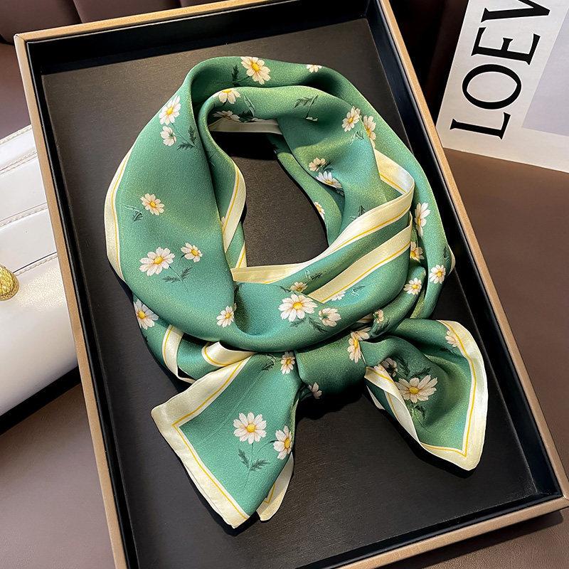 111 mulberry silk scarf women's spring and autumn temperament high-end versatile silk streamer fashion versatile long silk scarf accessories