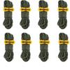 8 Pcs with Aluminum Alloy Buckle Tent Guide Ropes Polyester Guy Lines Guyline Tent Cord  Camping