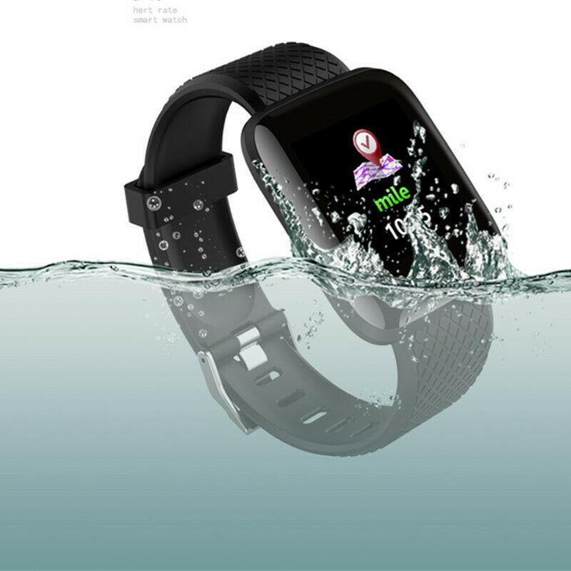 Bluetooth Heart Rate Blood Pressure Smart Watch Fitness Tracker Bracelet