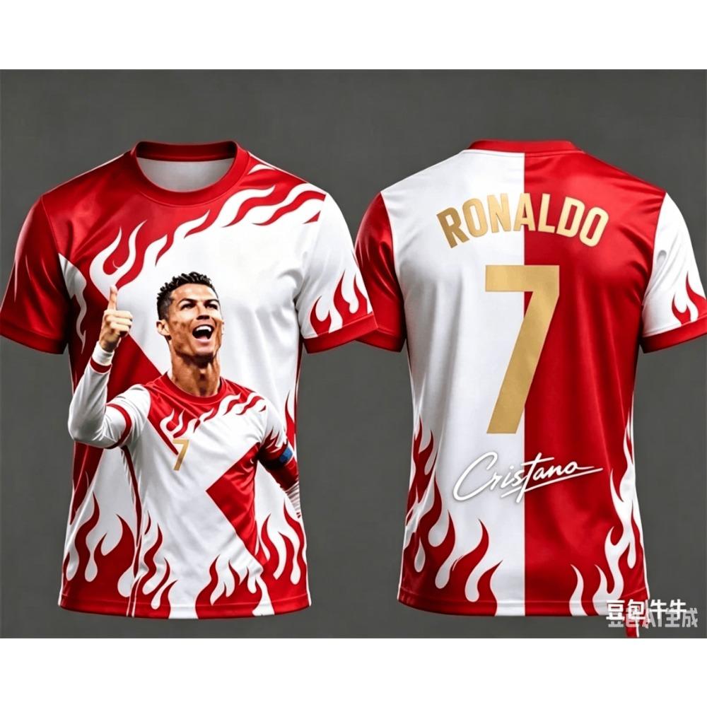 2026 Designed Messi Men's Football Jersey Summer Adult T-shirt Daily Outdoor Sport Quick-Drying Breathable Top