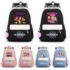 Anime K-Pop Printed Large Capacity Backpack for Teenger Student Girl Boy Schoolbag Bookbag Kid Gift Women Waterproof Travel Bag Mochila