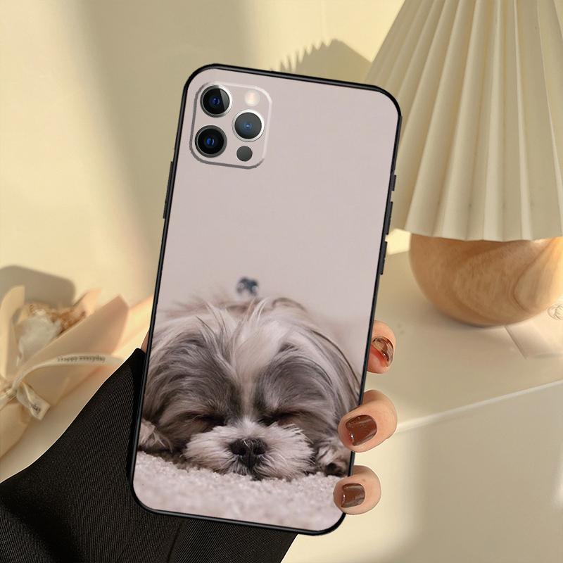 Shih Tzu Dog Phone Case For iPhone 13 16 15 11 12 14 17 Pro Max 12 mini 15 16 Plus 16e 17 Air Cover Funda