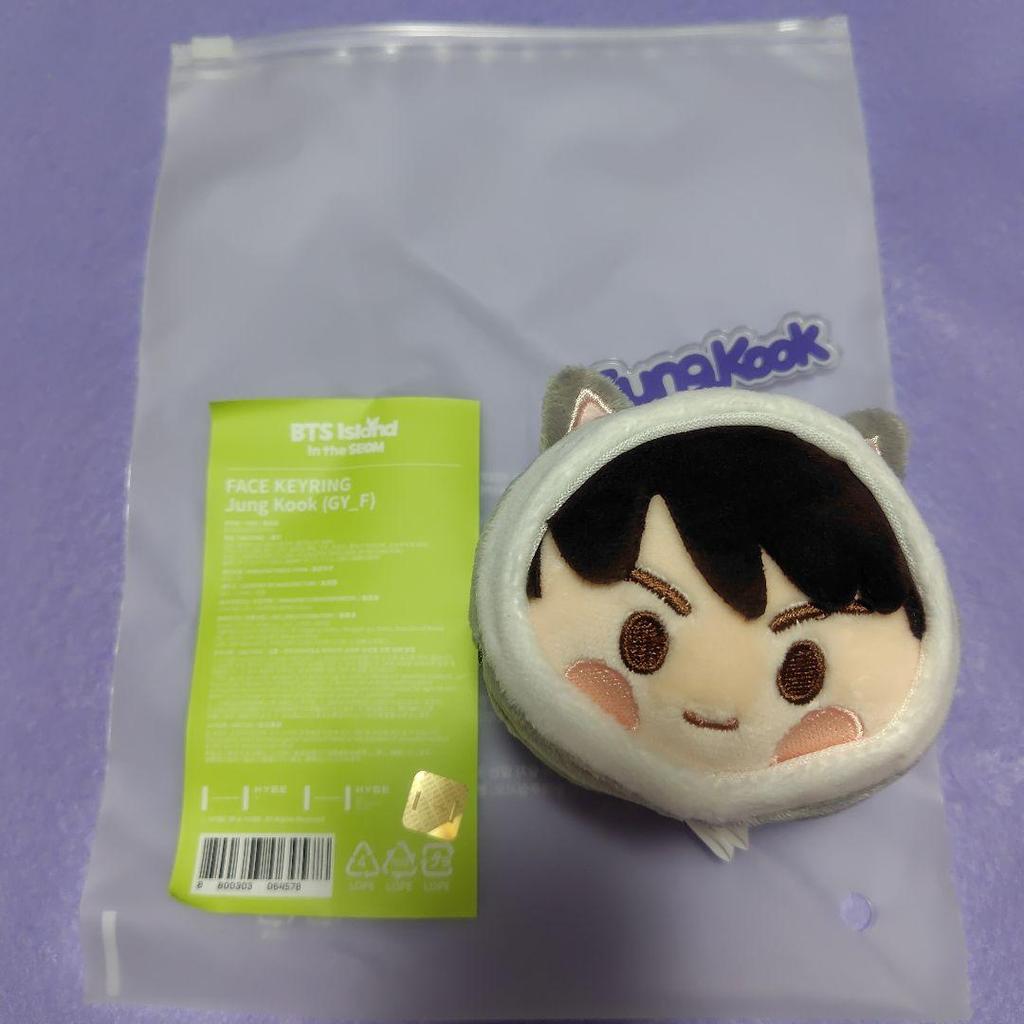 [USED] Jungkook BTS FESTA 2025 Face Key Ring intheseom