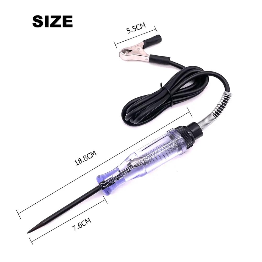 6V 12V 24V Auto Nákladní vozidlo Zkoušečka napětí obvodu DC Digitální Pero Displej Sonda Žárovka Nástroj Diagnostický K0Z4